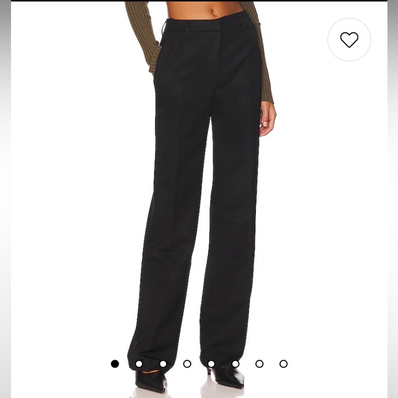 NWT Anine Bing Black Classic Wool Trouser Size 40. - Picture 8 of 16